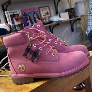 Timberland Rose Boots with Gold Details